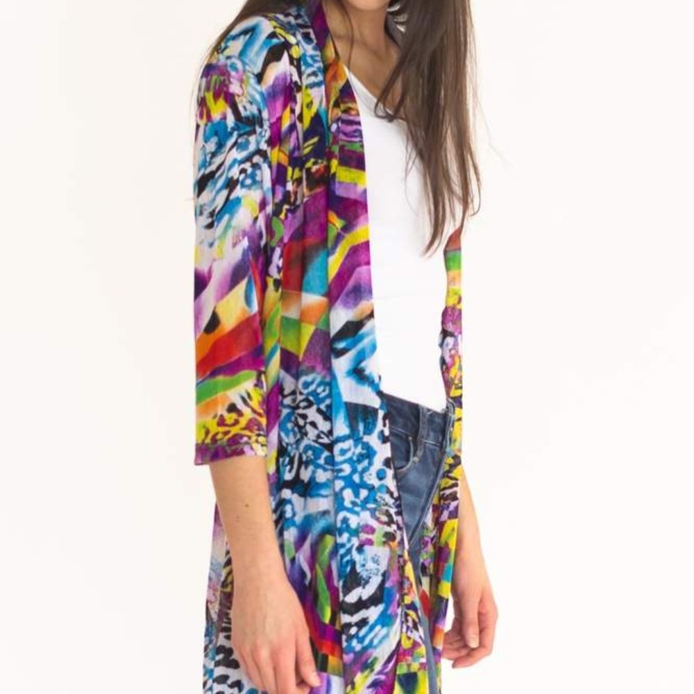 Printed Cardigan